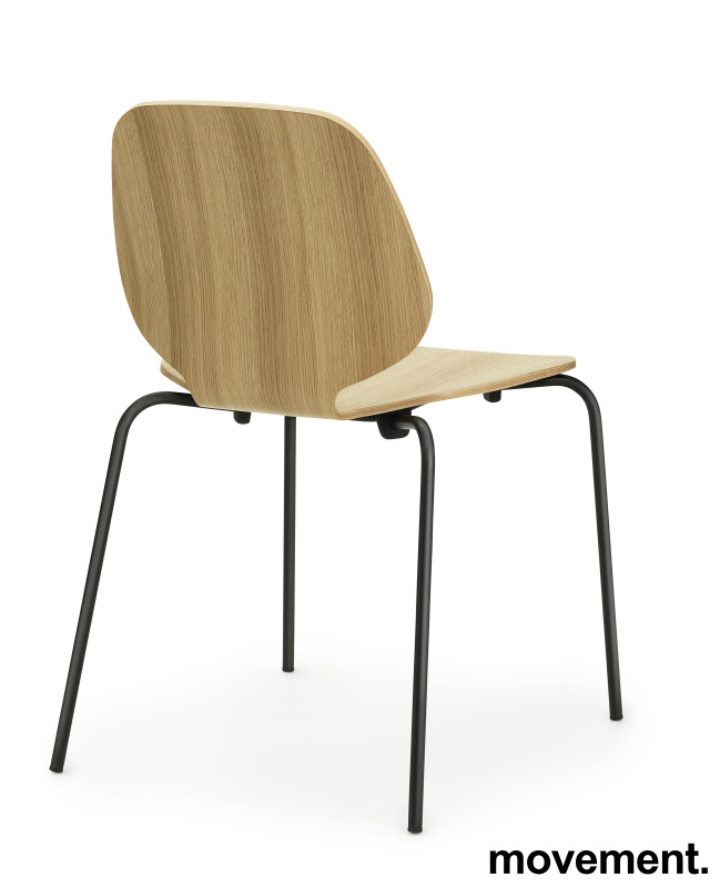 Konferansestol i Oak / Black (eik / - 4 / 5