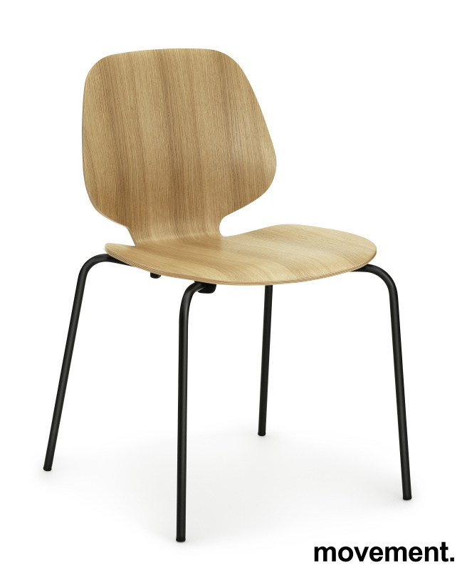 Konferansestol i Oak / Black (eik / - 1 / 5