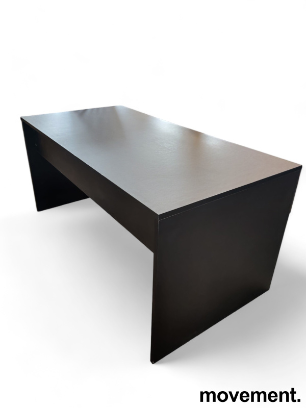 Solgt!Skrivebord i sort linoleum, - 3 / 3
