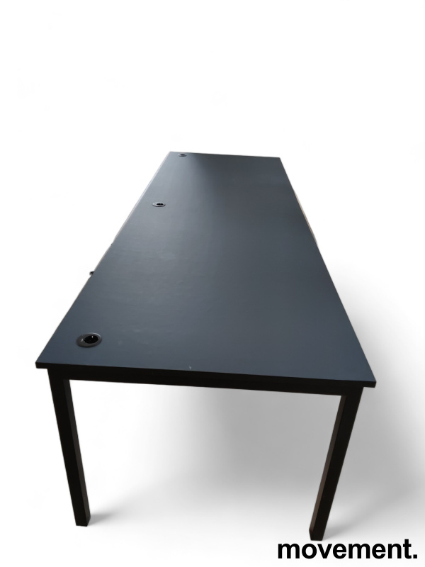 Solgt!Prosjektbord med blå linoleum, - 3 / 6