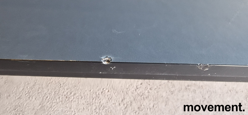 Prosjektbord med blå linoleum, - 7 / 8