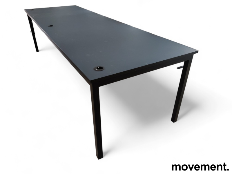 Solgt!Prosjektbord med blå linoleum, - 1 / 6