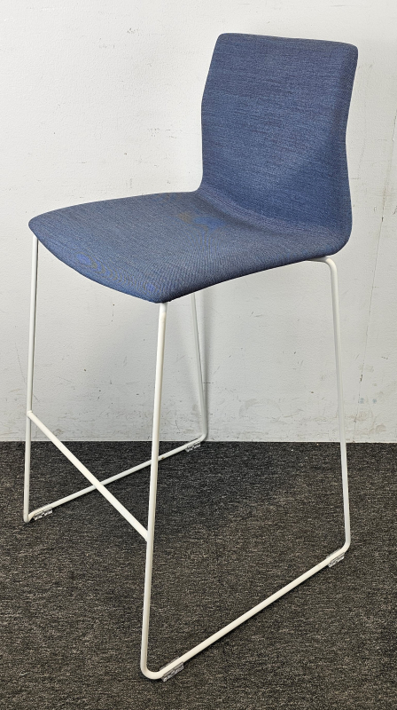 Barkrakk i blått sete / hvitt