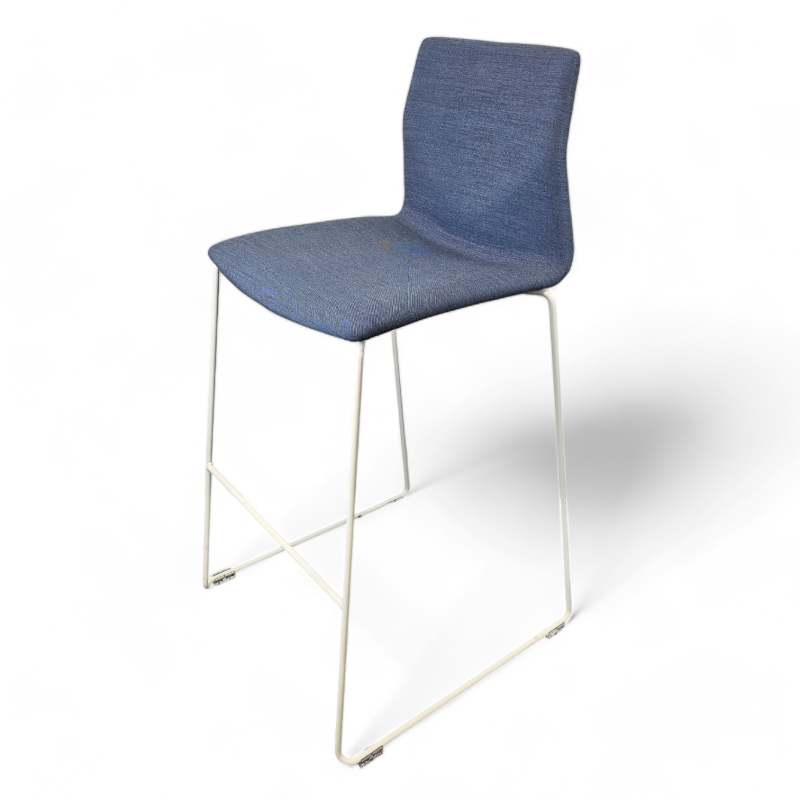 Barkrakk i blått sete / hvitt