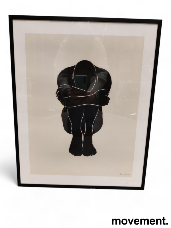 Solgt!Plakat 40x50cm med illustrasjon av