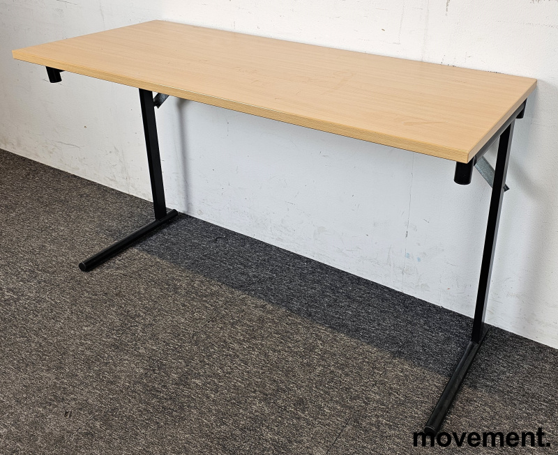 Solgt!Konferansebord / klappbord i bjerk, - 3 / 4