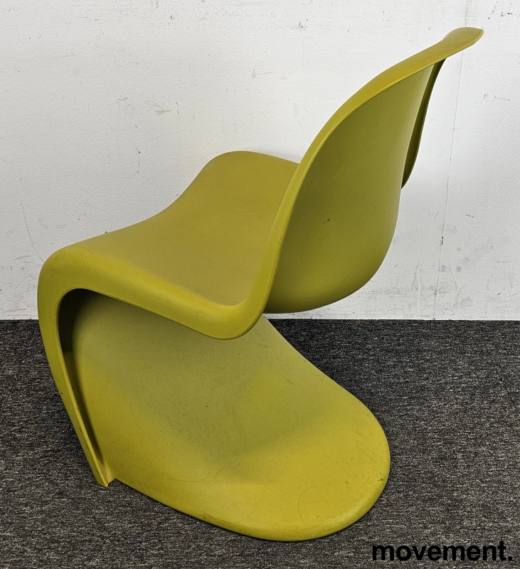 Solgt!Panton Chair i grønn fra Vitra, - 3 / 4