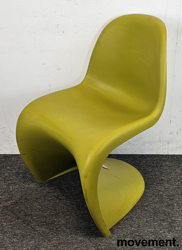 Solgt!Panton Chair i grønn fra Vitra, - 2 / 4
