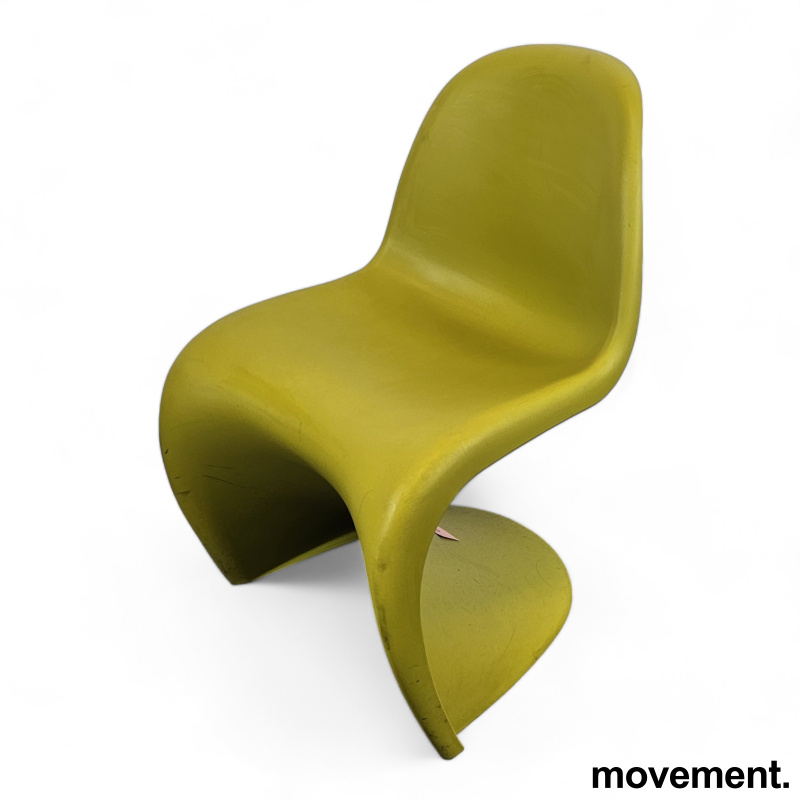 Solgt!Panton Chair i grønn fra Vitra, - 1 / 4