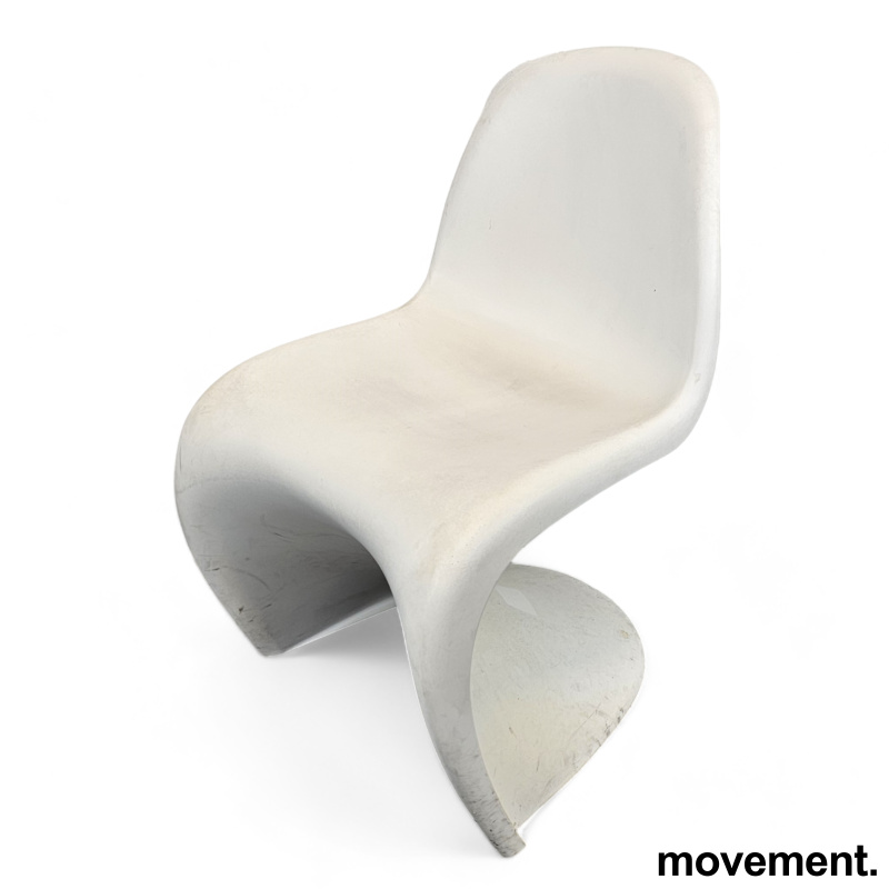 Solgt!Panton Chair i hvit fra Vitra, - 1 / 4