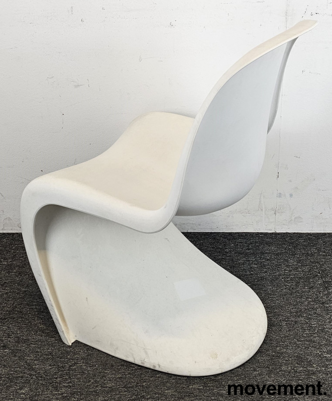 Solgt!Panton Chair i hvit fra Vitra, - 3 / 4