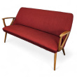 Solgt!Vintage / retro sofa i rødt - 2 / 2