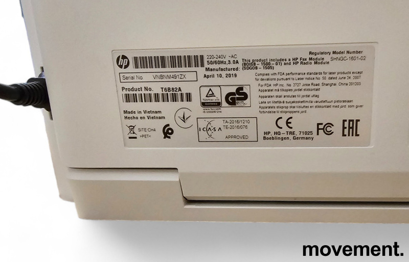 Solgt!HP Color Laserjet Pro M281fdw AIO - 3 / 5