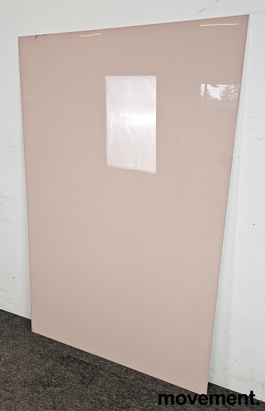 Whiteboard i lys rosa glass fra - 3 / 3