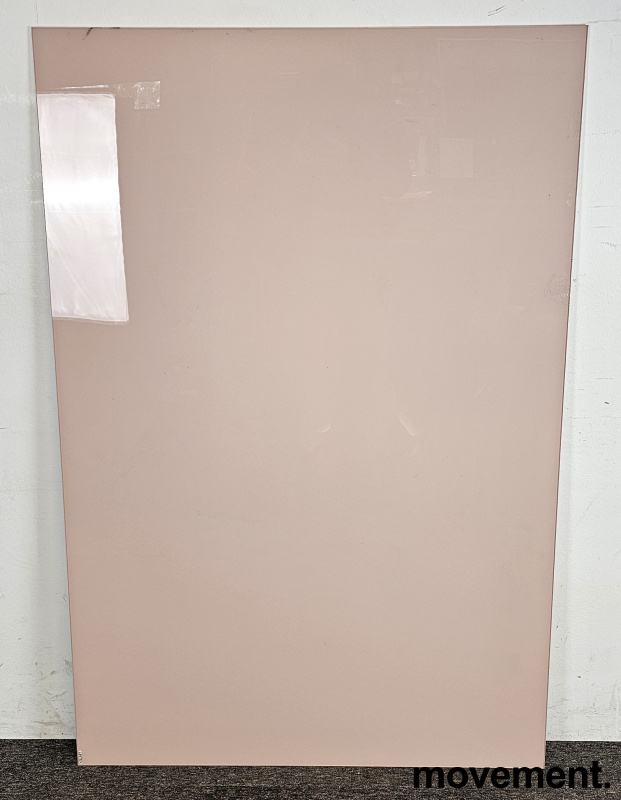Whiteboard i lys rosa glass fra - 2 / 3