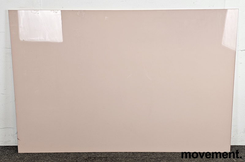 Whiteboard i lys rosa glass fra - 2 / 3