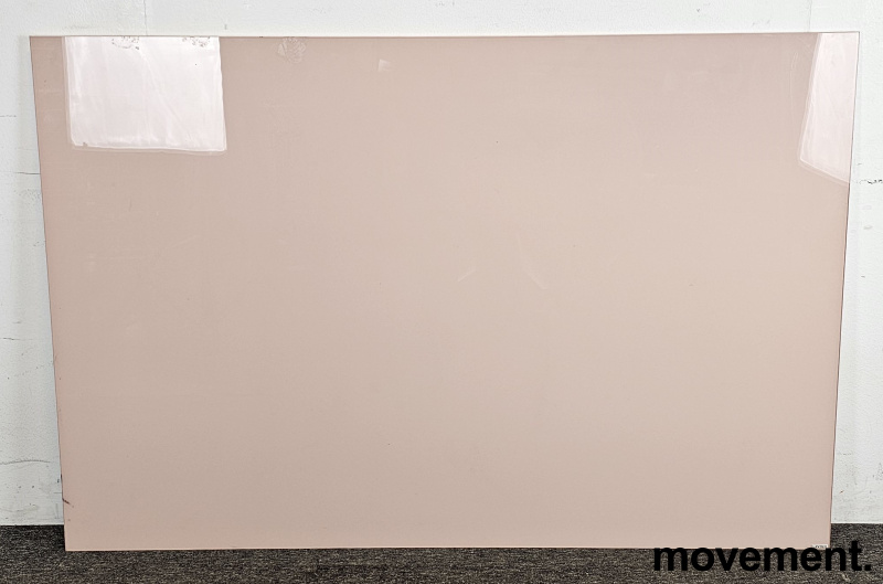 Solgt!Whiteboard i lys rosa glass fra - 2 / 3
