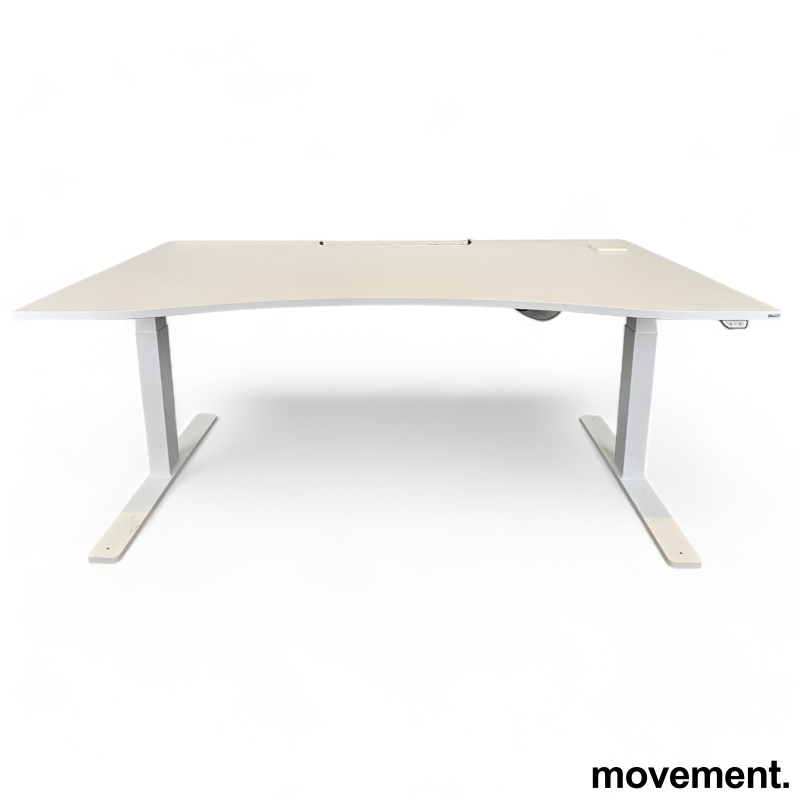 Solgt!Kinnarps P-serie skrivebord med - 1 / 5