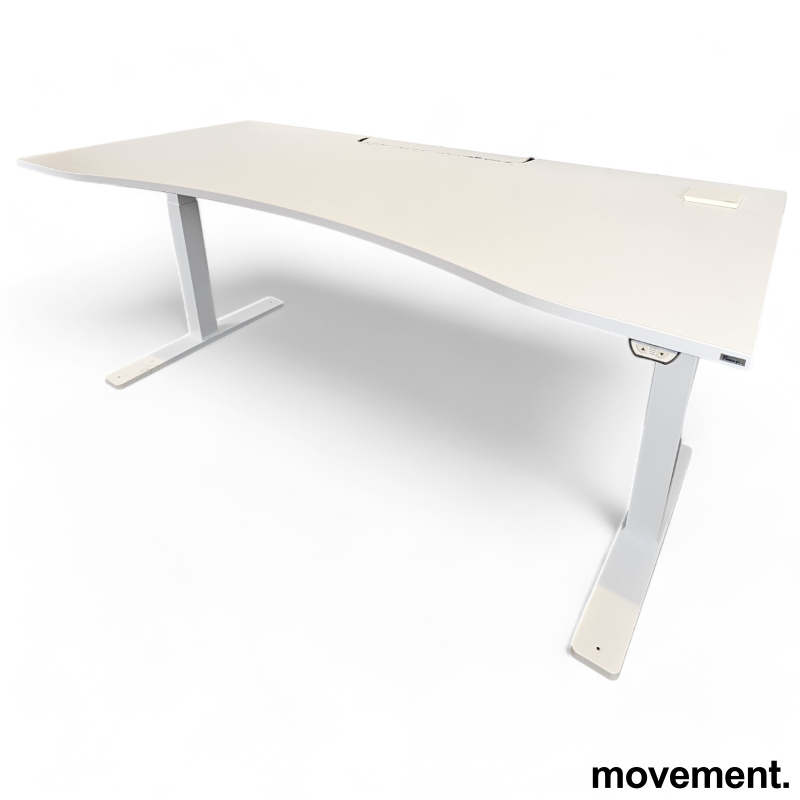 Solgt!Kinnarps P-serie skrivebord med - 2 / 5