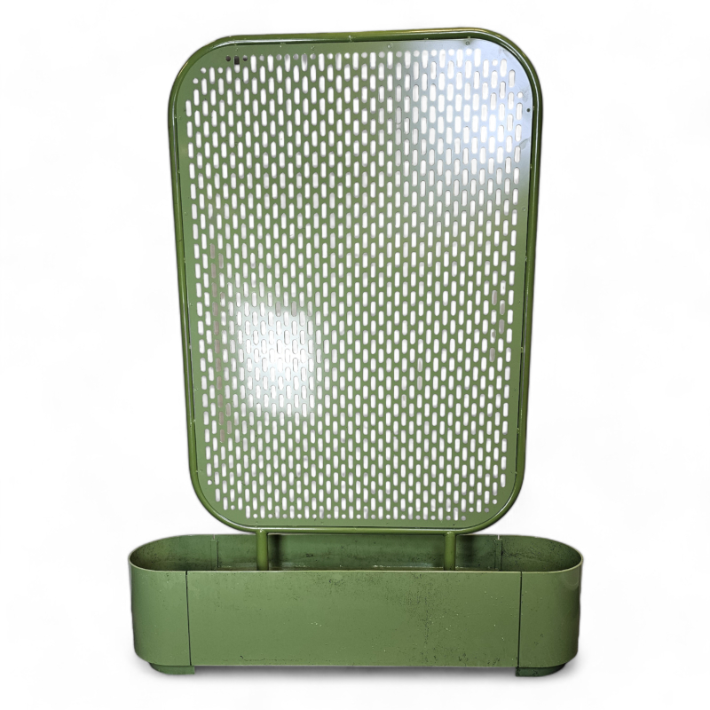 Pop plantekasse med byvegg fra