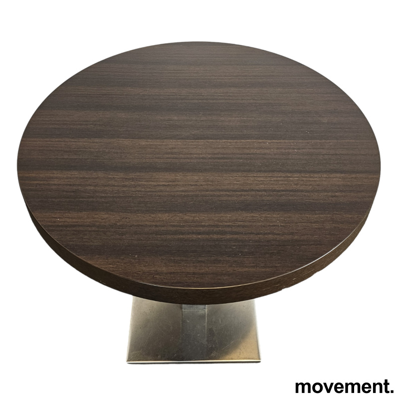 Solgt!Kantinebord / kafebord i mørk - 2 / 2
