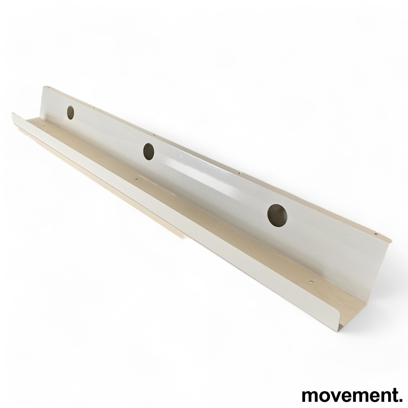 Solgt!Skrivebord 160x80cm i hvitt, pent - 4 / 4