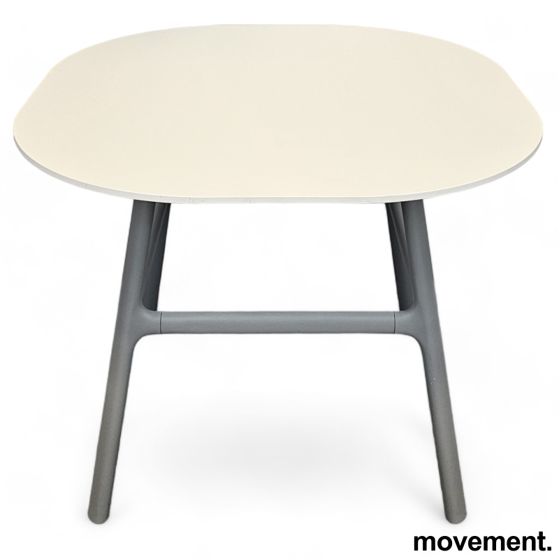 Loungebord / sofabord i hvitt / - 1 / 2
