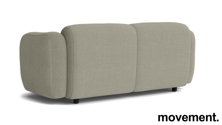 Solgt!2-seter sofa i varmgrått stoff fra - 3 / 3