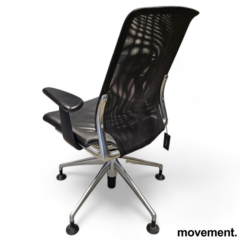 Solgt!Vitra Meda konferansestol i sort - 3 / 3