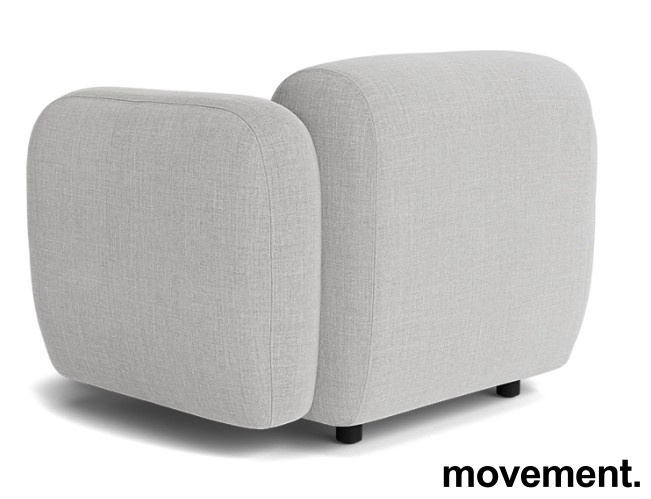 Loungestol / lenestol i beige stoff - 5 / 5