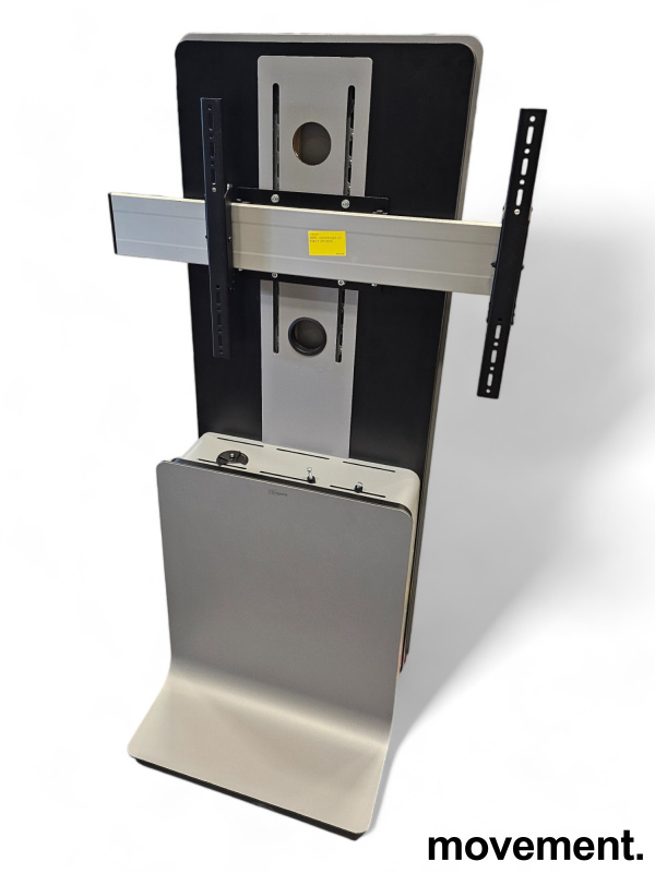 Solgt!Skjermstativ i sort / aluminium fra - 1 / 4
