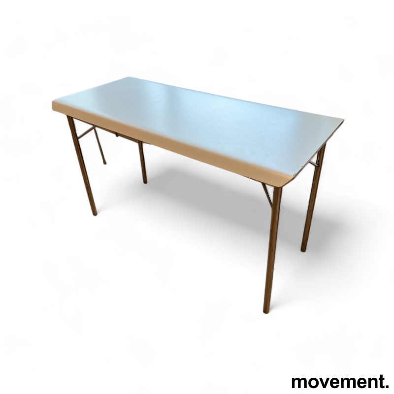 Klappbord i hvit laminat / krom, - 2 / 4