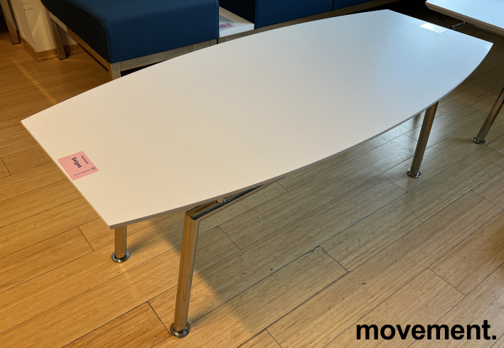 Solgt!Loungebord / sofabord i hvitt / - 2 / 3