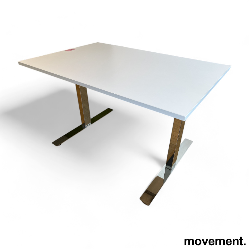Møtebord  i hvit laminat / krom fra - 1 / 2