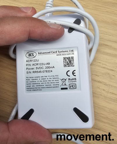 Solgt!ACS RFid USB Smart Card Reader, - 3 / 3