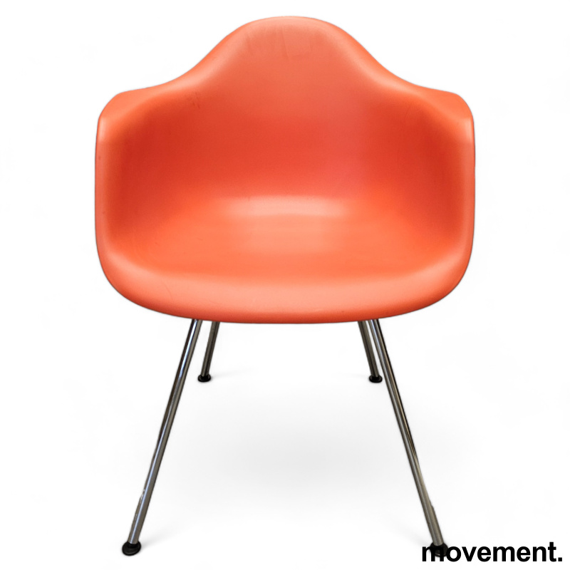 Vitra DAX designstol i rødorange, - 2 / 3