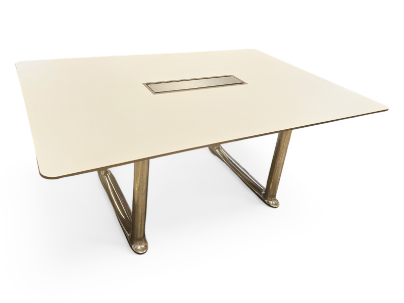 ForaForm Colonnade møtebord i hvitt