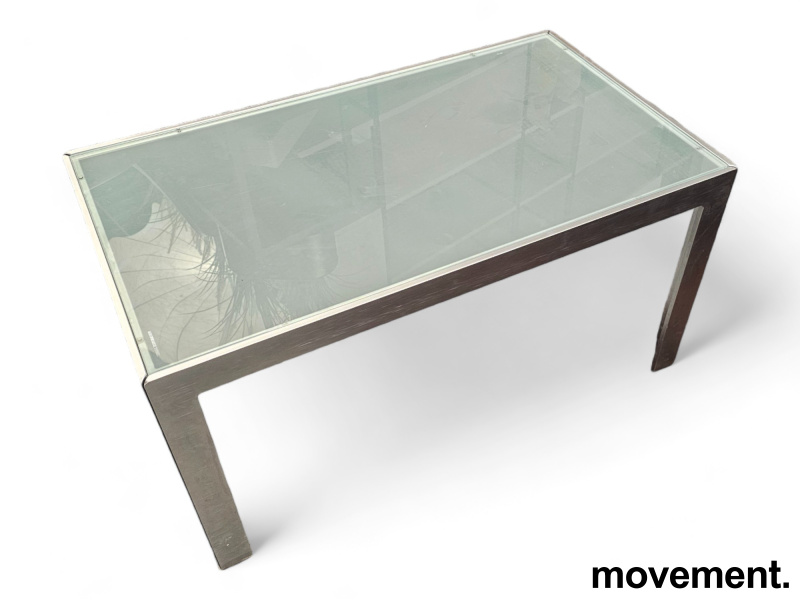 Loungebord i glass / metall fra B&B - 2 / 3