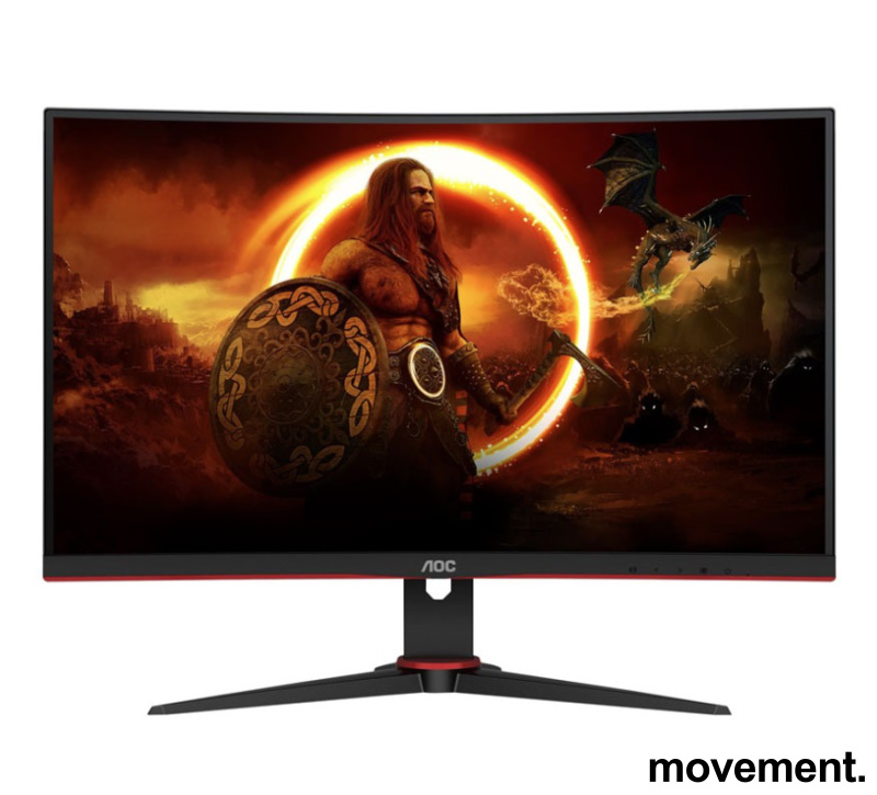 Solgt!AOC Curved 27toms gaming-skjerm