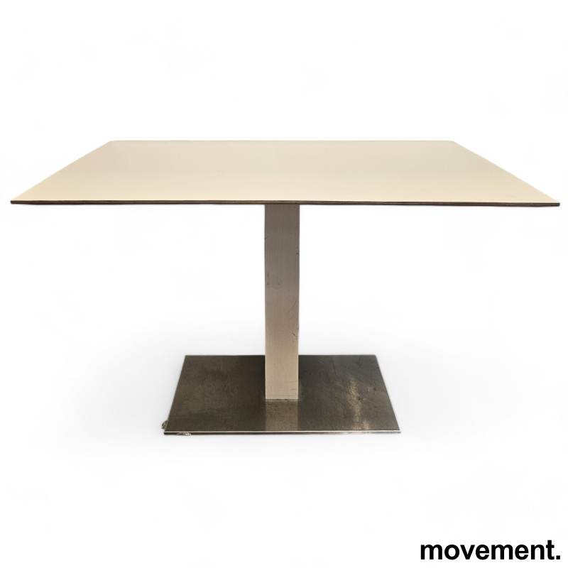 Kantinebord i beige laminat, - 2 / 2