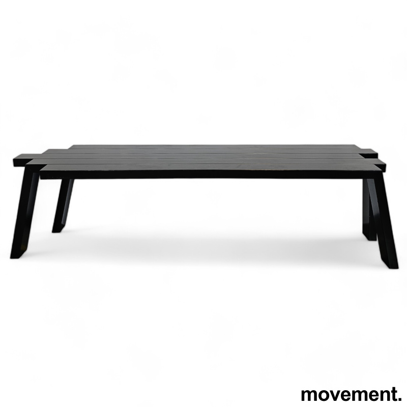 Sittebenk og bord / spisebord med - 5 / 6