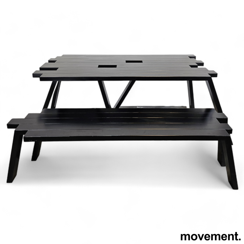 Sittebenk og bord / spisebord med - 1 / 6