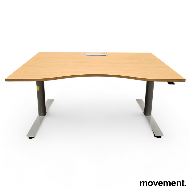 Solgt!Skrivebord med elektrisk hevsenk - 1 / 2