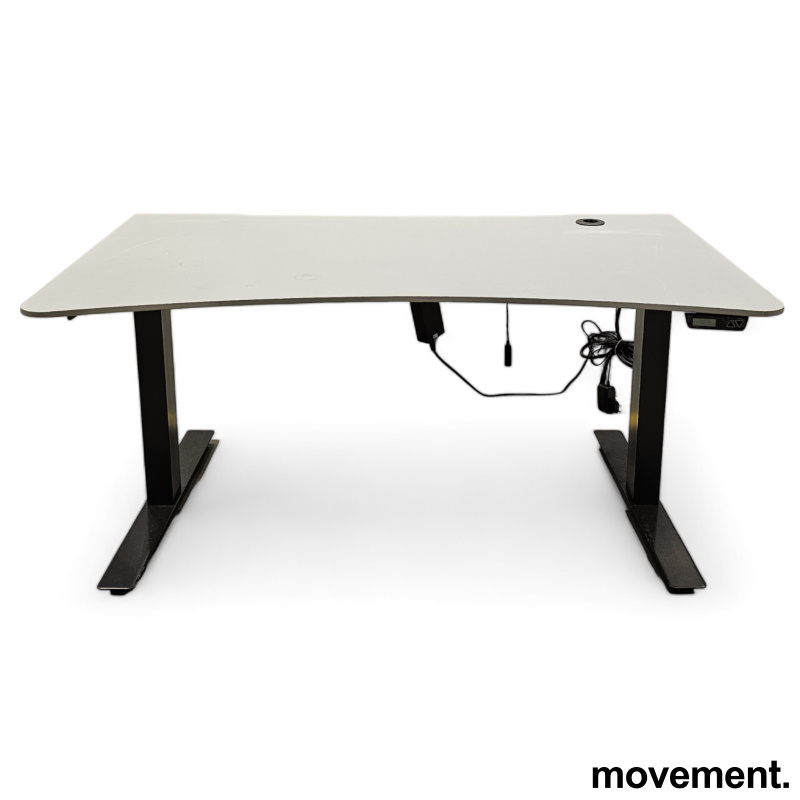 Skrivebord i grå linoleum med - 1 / 3