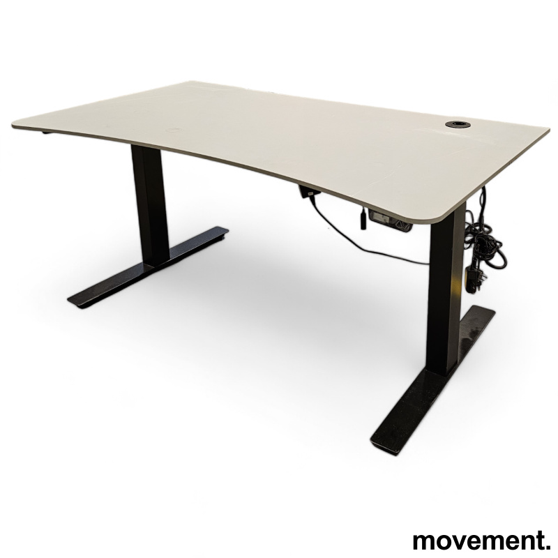 Skrivebord i grå linoleum med - 2 / 3