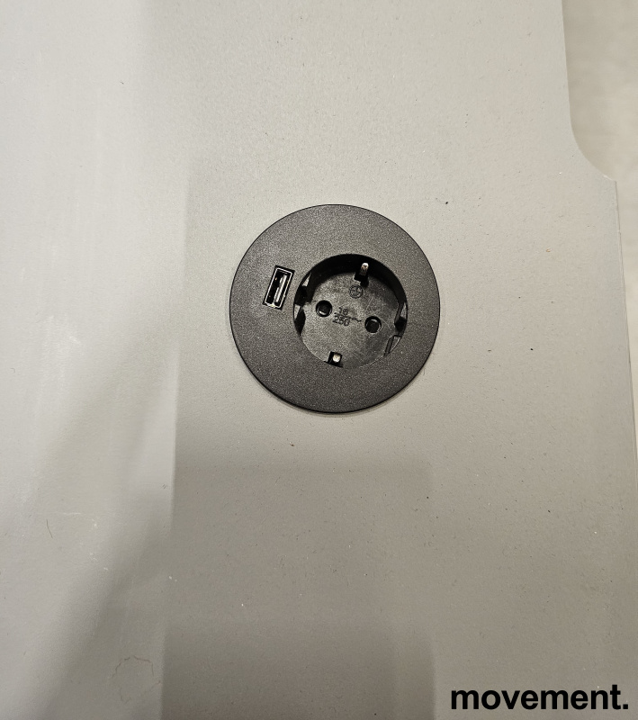Skrivebord i grå linoleum med - 3 / 3