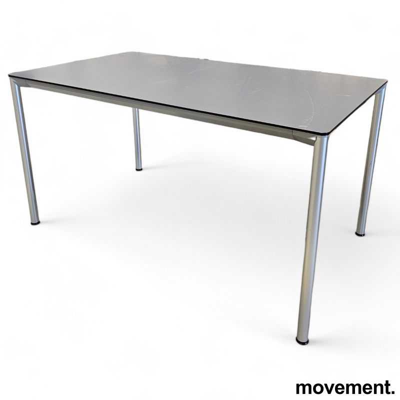Solgt!Skrivebord / kantinebord i grått - 2 / 4