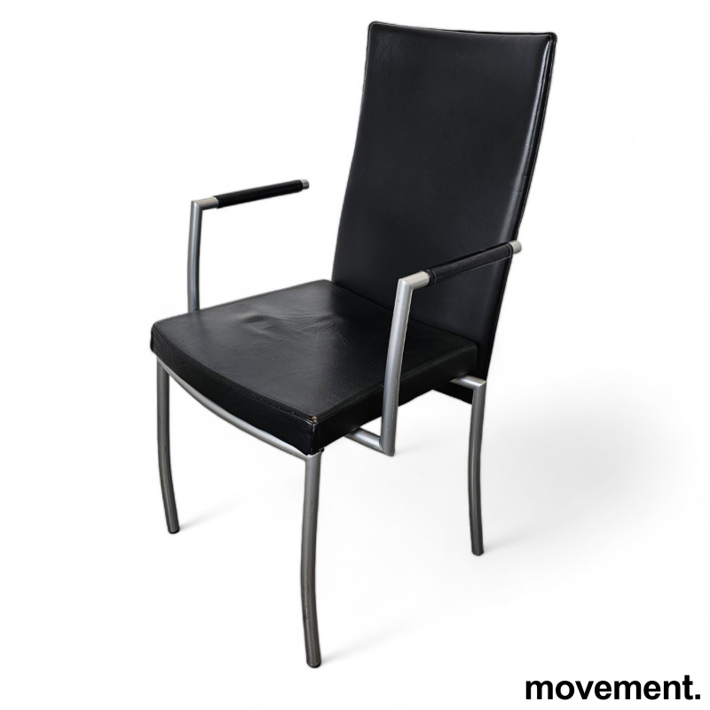 ForaForm Rex konferansestol i sort - 1 / 3