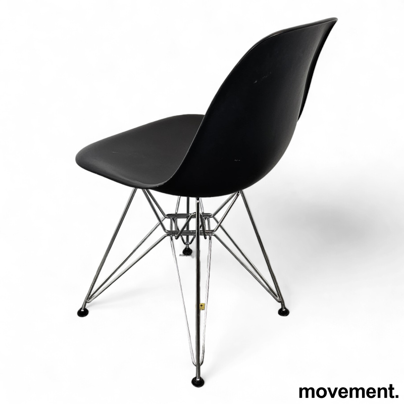 Solgt!Vitra DSR besøksstol i sort / krom, - 3 / 3