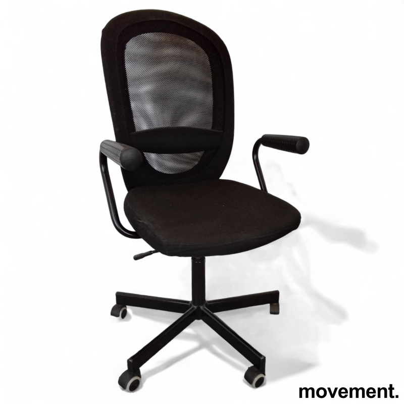 IKEA Flintan kontorstol i sort, - 1 / 2